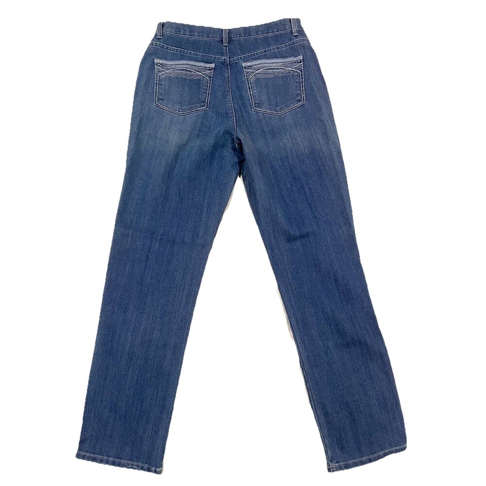 Gloria Vanderbilt Amanda Medium Wash High Rise Slimming Denim Jeans Size 10